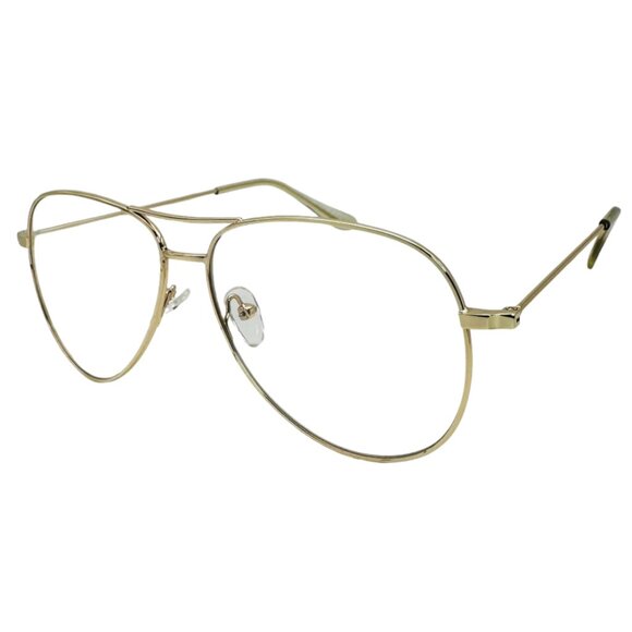 9108 | Clear Lens Aviator Glasses (Small Frame) - Picture 2 of 5